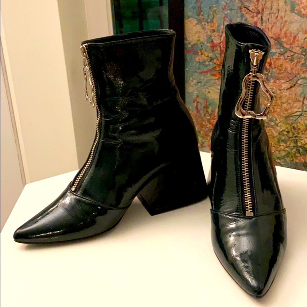 Yuul Yie Patent Leather Ankle Boots